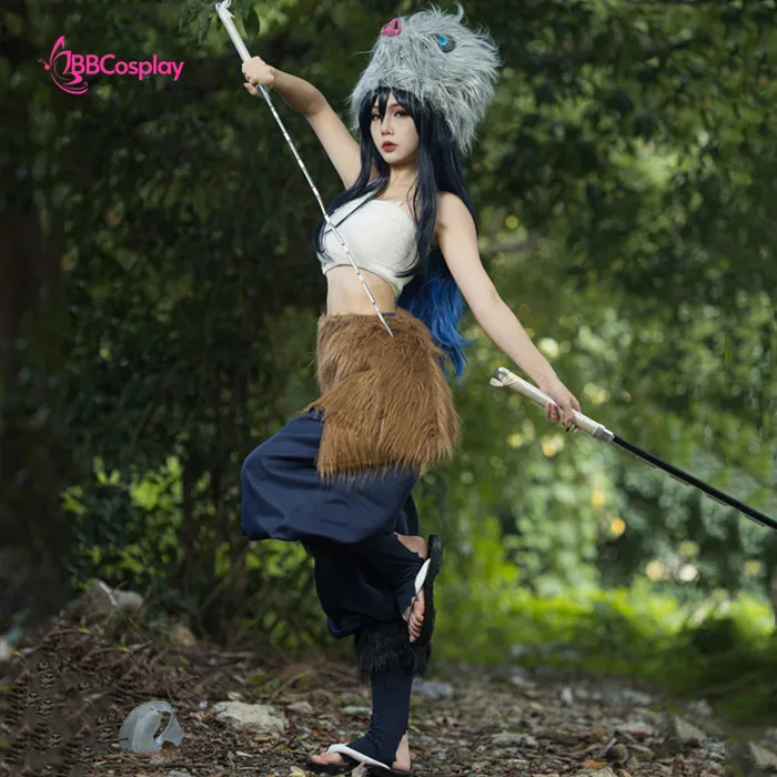 Đồ Cosplay Hashibira Inosuke Phiên Bản Nữ - Kimetsu No Yaiba Giá Tốt