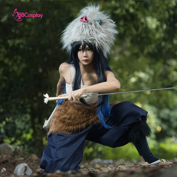Đồ Cosplay Hashibira Inosuke Phiên Bản Nữ - Kimetsu No Yaiba Giá Tốt