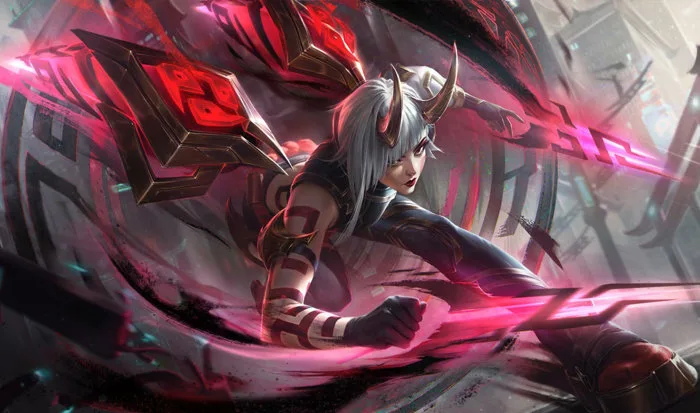 ▷【 LoL skin 】 KaiSa Mặc Ảnh Chiến Nữ / Liên Minh Huyền Thoại Trang phục /  phục video Kai'Sa