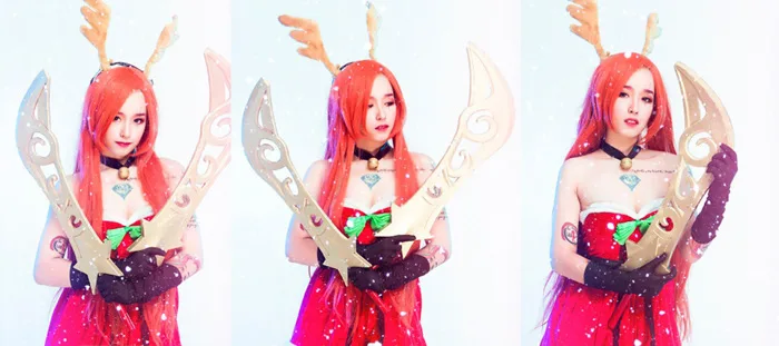 Tippy tung cosplay Katarina cạnh tranh với Misthy