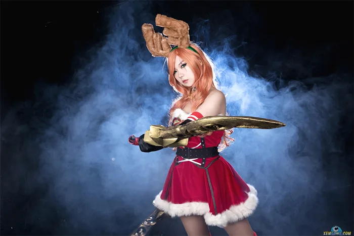 Bộ ảnh Cosplay Katarina Cô Nàng Tuần Lộc chất lừ