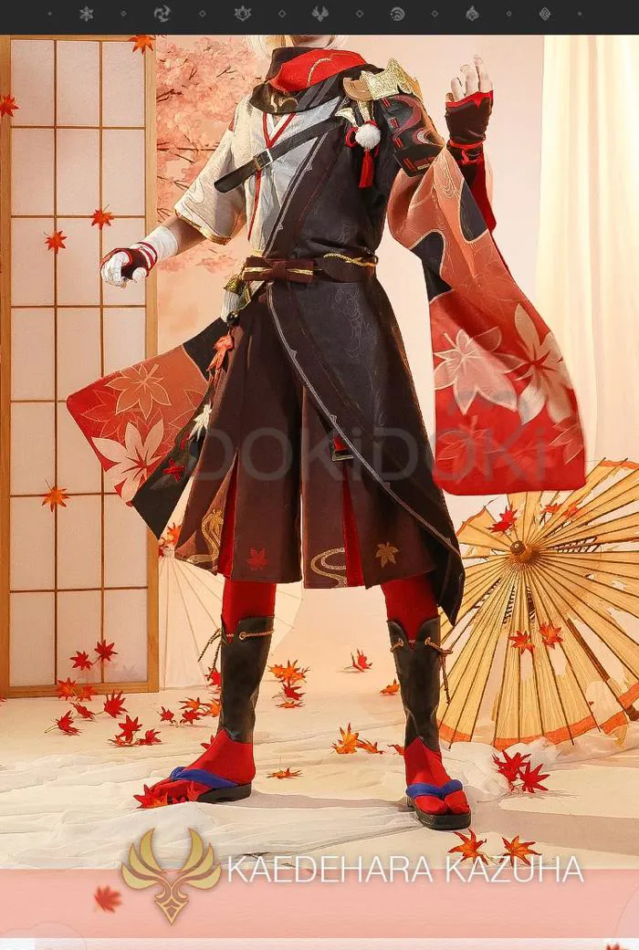 PRE-SALE DokiDoki-SR Game Genshin Impact Kazuha Cosplay Costume Kazuh –  dokidokicosplay