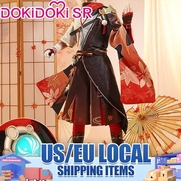 PRE-SALE DokiDoki-SR Game Genshin Impact Kazuha Cosplay Costume Kazuh –  dokidokicosplay