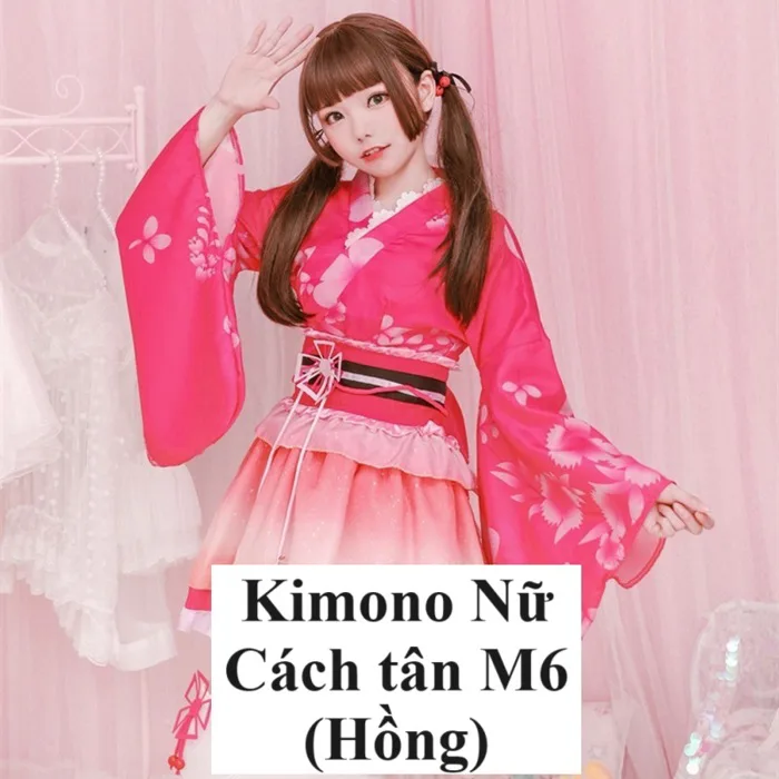 (Có Sẵn) Bộ Kimono Nữ Cách Tân, Trang Phục Yukata nữ váy ngắn phong cách  trẻ trung phù hợp chụp ảnh, cosplay