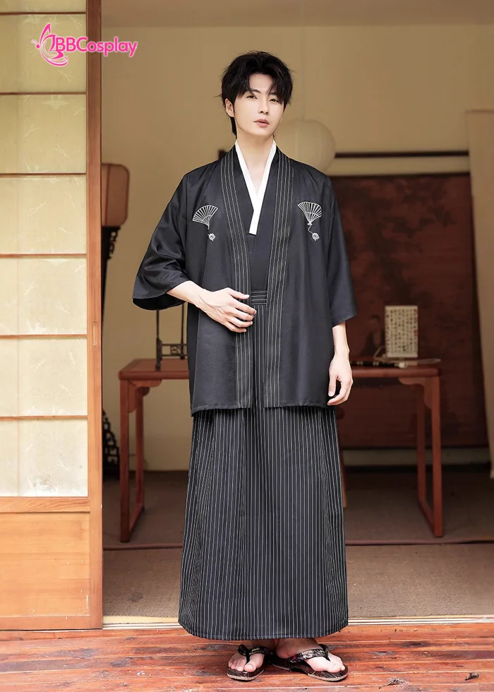 Kimono Nam Phong Cách Samurai - Trang Phục Nhật Bản Giá Tốt