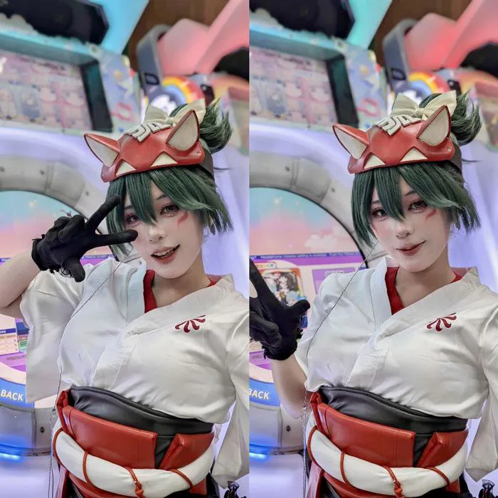 went to a convention in my kiriko cosplay! 😽 : r/Overwatch