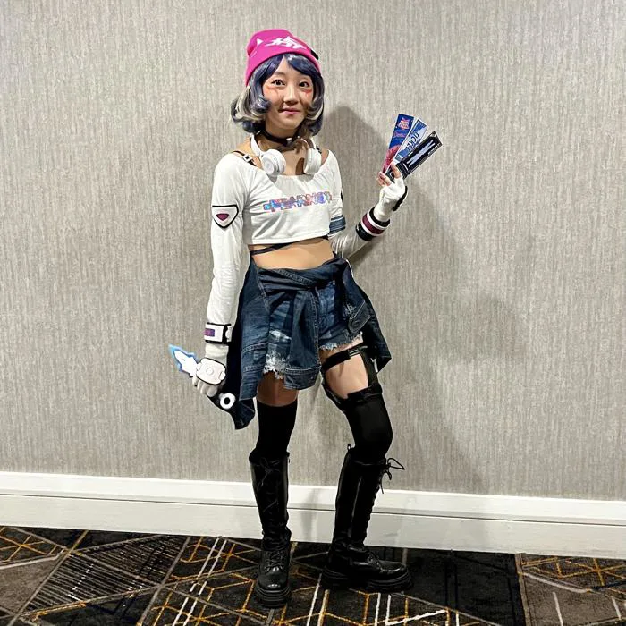 Finally got to wear my Antifragile Kiriko Cosplay to a con a few weeks ago!  🩷🦊✨ : r/Overwatch