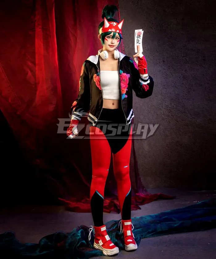 🔥 Overwatch2 OW2 Kiriko Athleisure Cosplay Costume