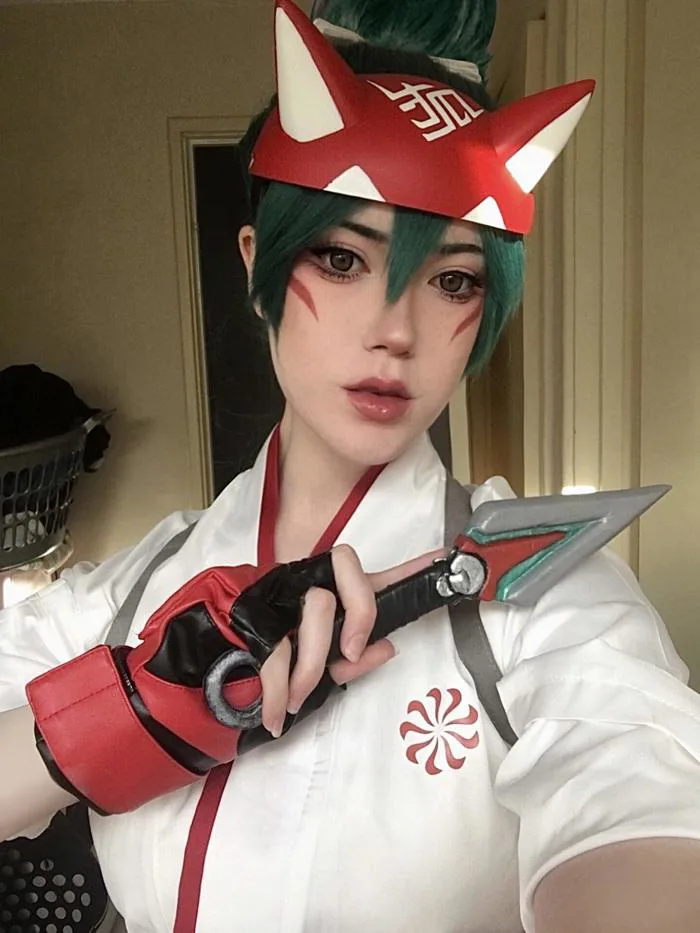 my kiriko cosplay!! 🦊💚 : r/Overwatch