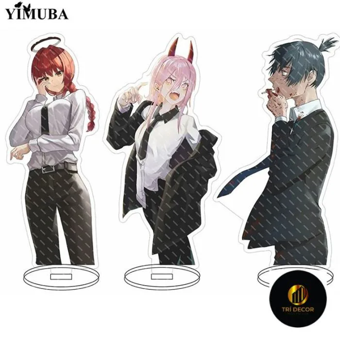 Mô hình Standee Japan Manga Anime Chainsaw Man Power Makima Higashiyama  Kobeni mica trong anime chibi trưng bày 1 | Lazada Việt Nam