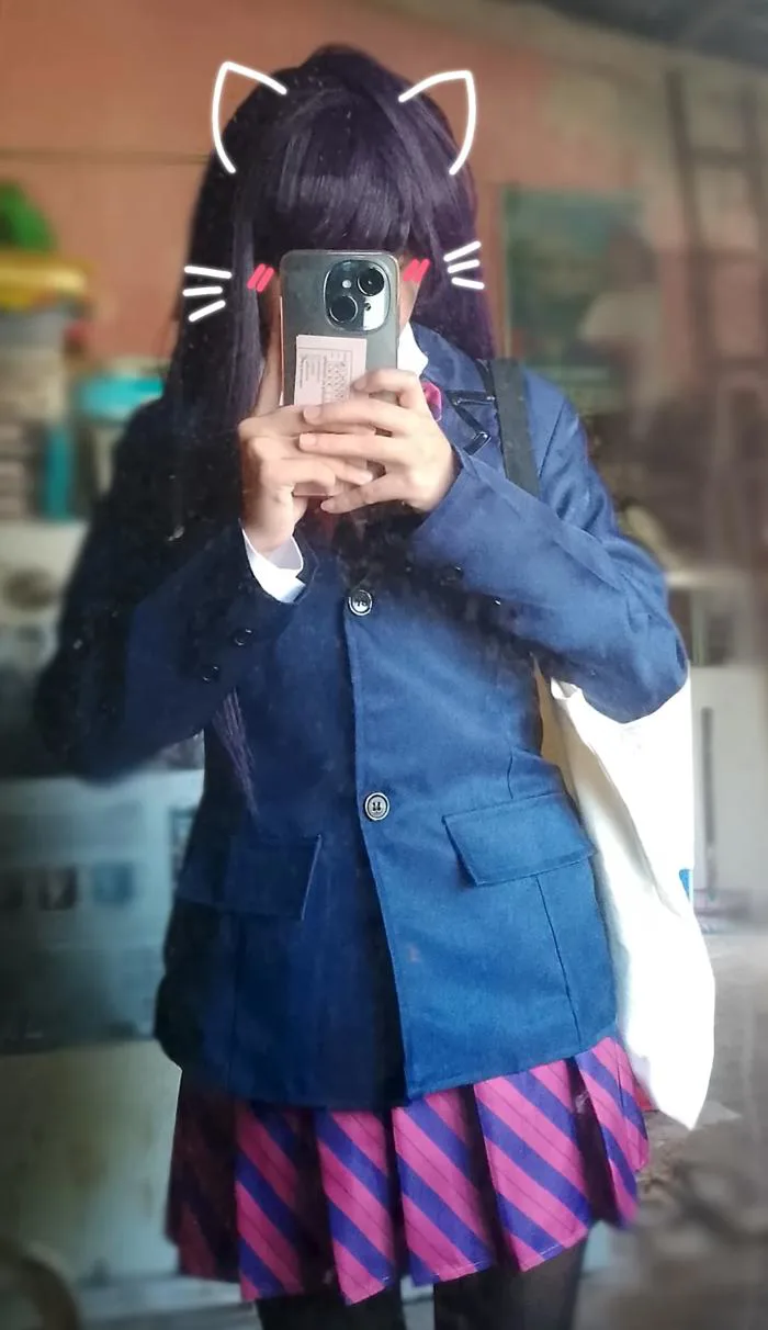 Ảnh cosplay bộ đồ bơi của Komi, do mình (lilsarcasme) thực hiện : r/Komi_san