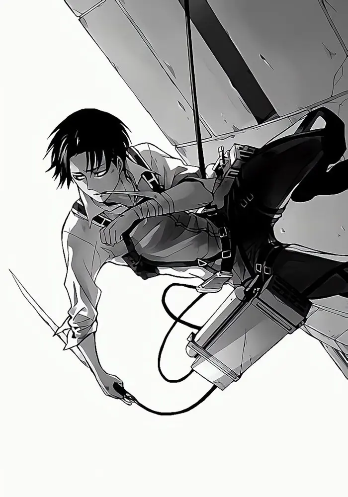 Ảnh Levi lạnh lùng và ngầu bá cháy khiến fan AOT rụng tim