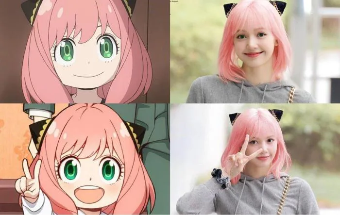 Netizen suy tim khi Lisa BLACKPINK “cosplay” Anya của Spy x Family -  BlogAnChoi
