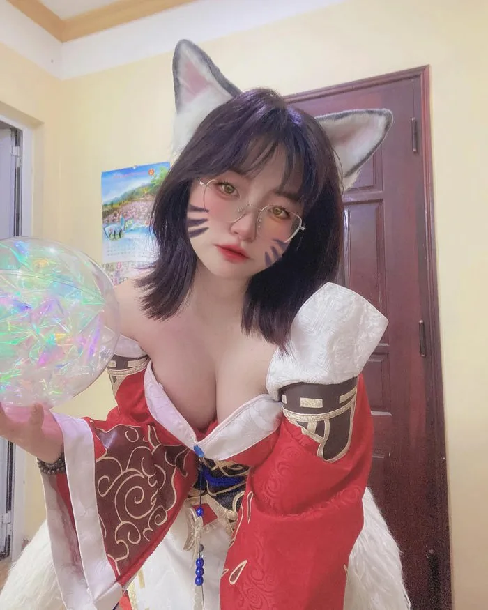 Jane Chan Bùi Ánh Dương cosplay Ahri LOL - Hình Gái xinh Instagram - Thapdien.com