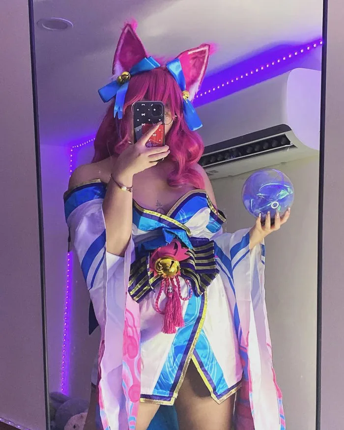 Jane Chan Bùi Ánh Dương cosplay Ahri LOL - Hình Gái xinh Instagram - Thapdien.com