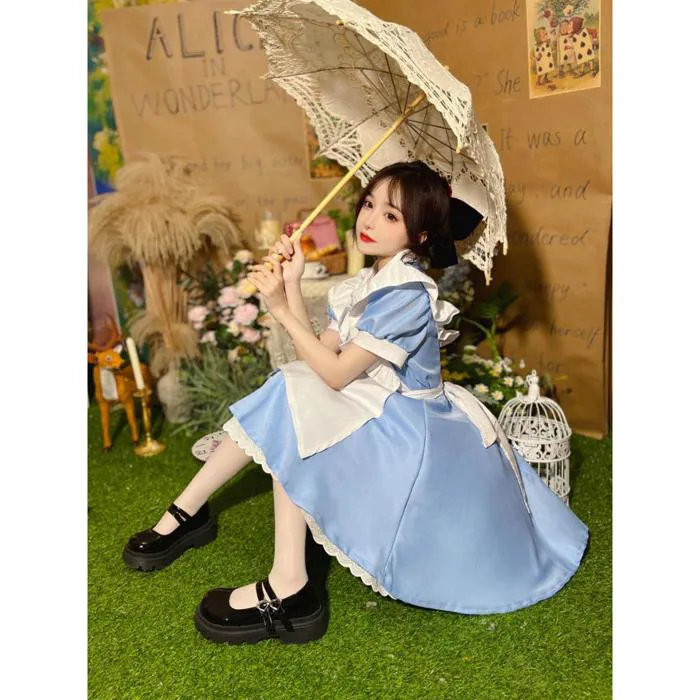váy cô gái alice cosplay cosplay anime loli | Shopee Việt Nam