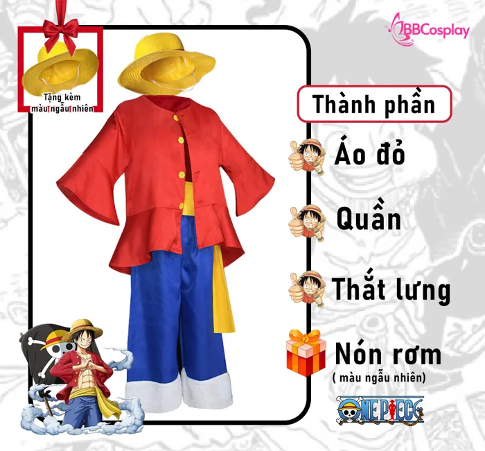 Bán Đồ Luffy Onepice Đẹp Tại HCM, Giao Đồ Luffy Onepice Toàn Quốc