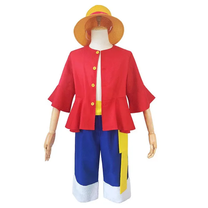 Giao hỏa tốc) Trang Phục Cosplay Nhân Vật Monkey D Luffy Trong Phim Hoạt  Hình One Piece Dành Cho Bé | Shopee Việt Nam