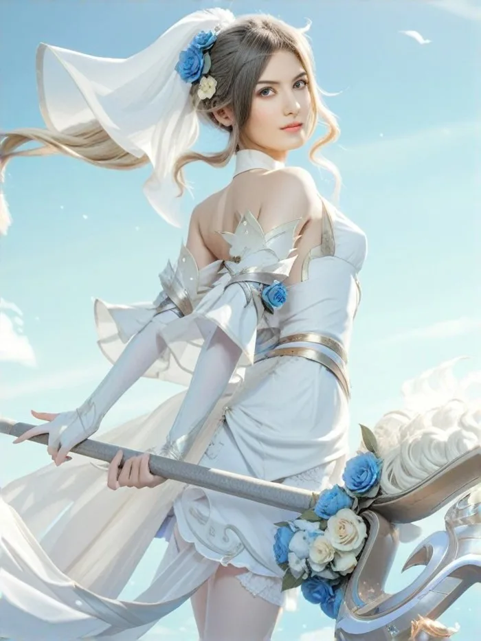 Trình tạo hình ảnh Cosplay Lux trong Liên Minh Huyền Thoại chân thực |  a1.art