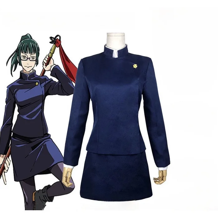 Anime Jujutsu Kaisen Cosplay Outfit Maki Zenin - Bộ Trang Phục Có Tóc Giả  và Phụ Kiện, Thích Hợp Cho lễ Halloween và Noel | Shopee Việt Nam