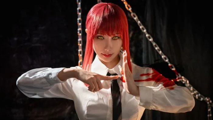 Say đắm với loạt ảnh cosplay sao y bản chính mỹ nữ phản diện trong Chainsaw  Man