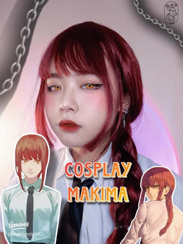 Thử cosplay Makima trong Chainsaw Man: lên đồ, makeup và độ giống bất ngờ