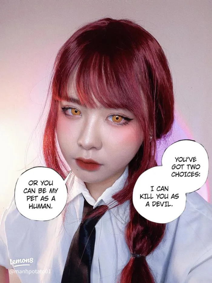 Thử cosplay Makima trong Chainsaw Man: lên đồ, makeup và độ giống bất ngờ