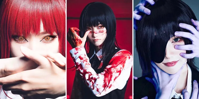 Kinh hãi với loạt ảnh cosplay Makima, Himeno, Asa Chainsaw Man siêu thực  đầy ma mị!