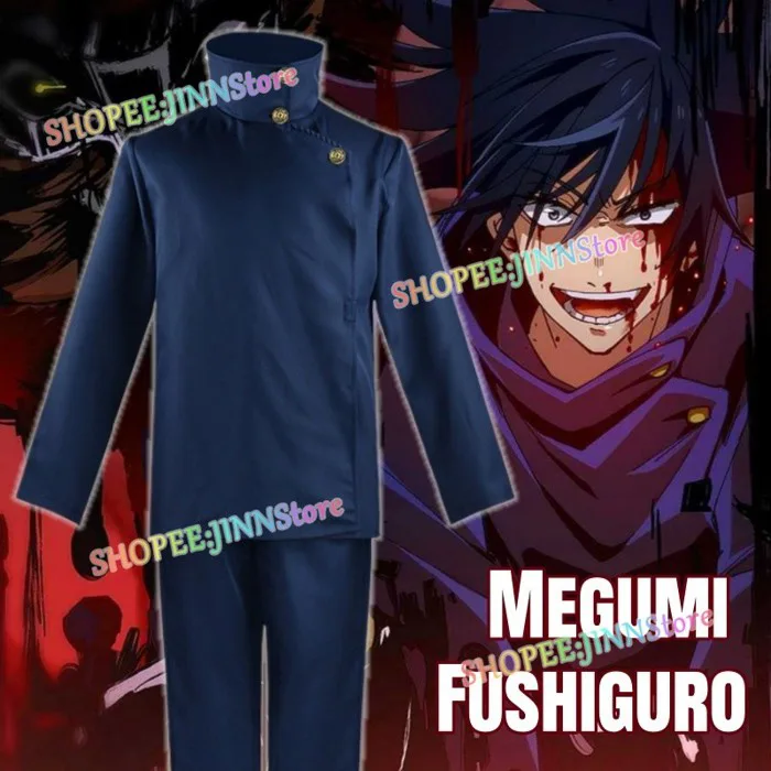 Trang Phục Hóa Trang và Tóc Giả Megumi Fushiguro từ Jujutsu Kaisen, Phù Hợp  Cosplay và Dự Tiệc