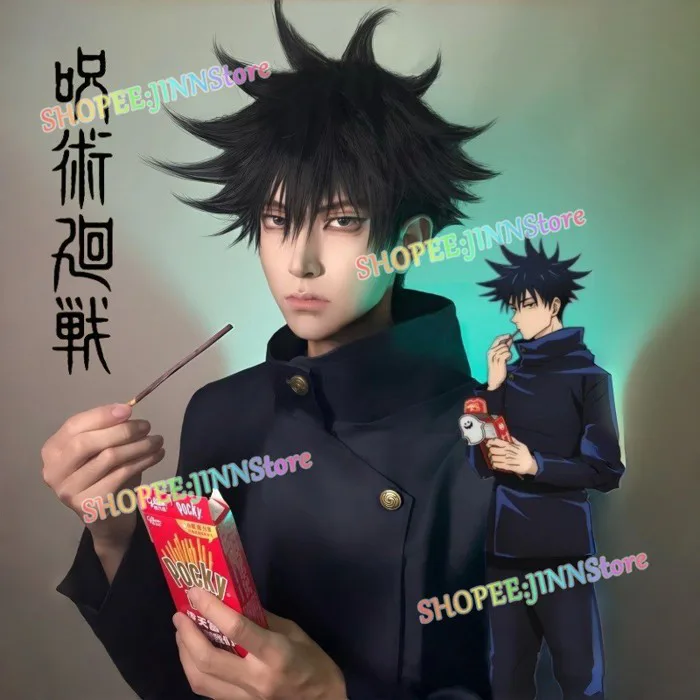 Trang Phục Hóa Trang và Tóc Giả Megumi Fushiguro từ Jujutsu Kaisen, Phù Hợp  Cosplay và Dự Tiệc