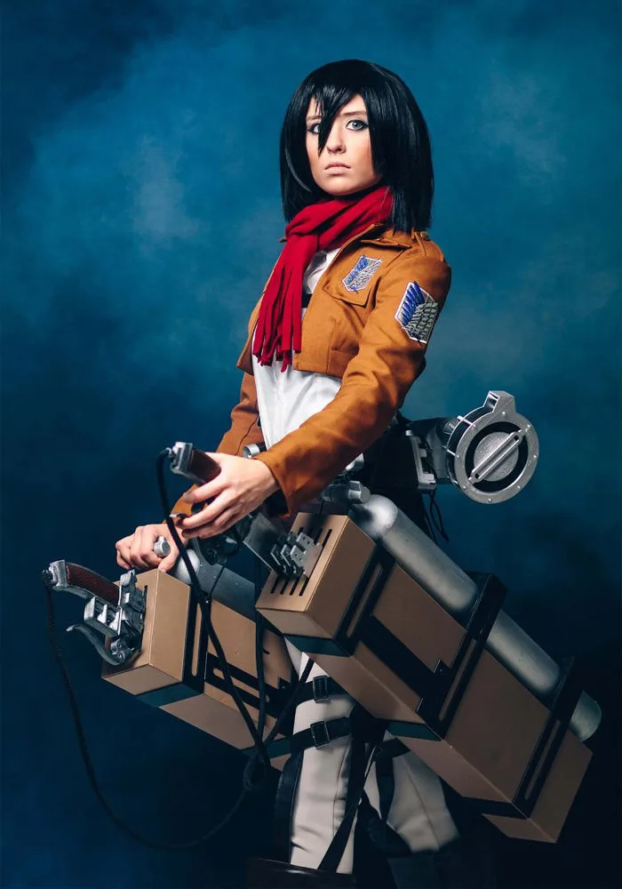Mua Deluxe Attack on Titan Mikasa Cosplay Halloween Costume for Women trên  Amazon Mỹ chính hãng 2026 | Fado