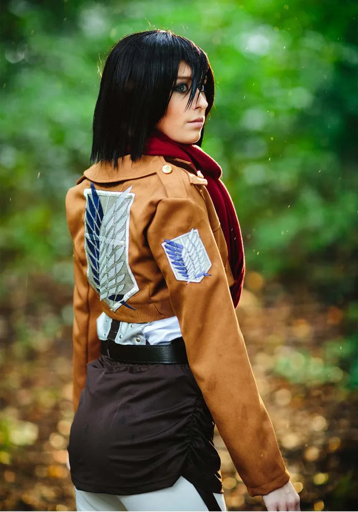 Mua Deluxe Attack on Titan Mikasa Cosplay Halloween Costume for Women trên  Amazon Mỹ chính hãng 2026 | Fado