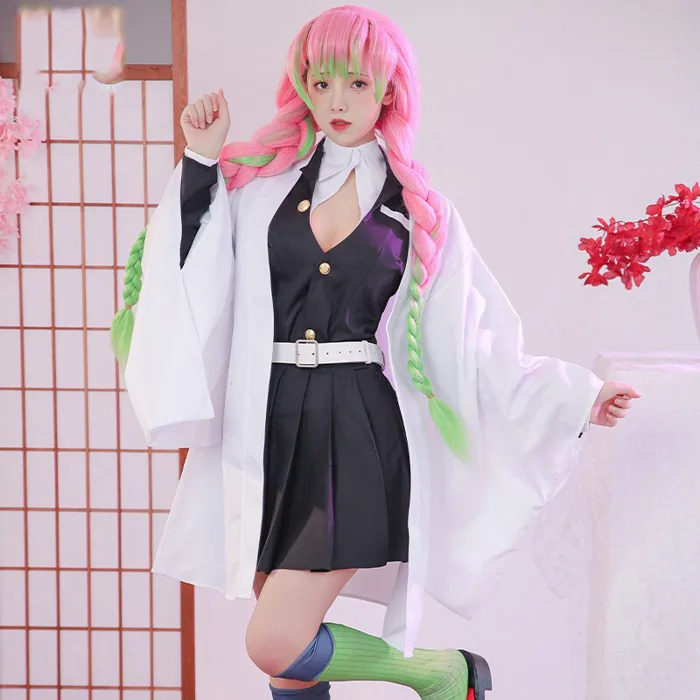 Trang Phục Hóa Trang Nhân Vật Hoạt Hình Kanroji Mitsuri Kimetsu No Yaiba Cho Bé | Shopee Việt Nam