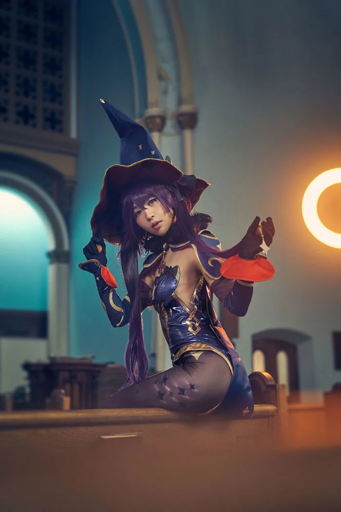 Mona cosplay bởi mình @bellaxbunbun : r/Genshin_Impact