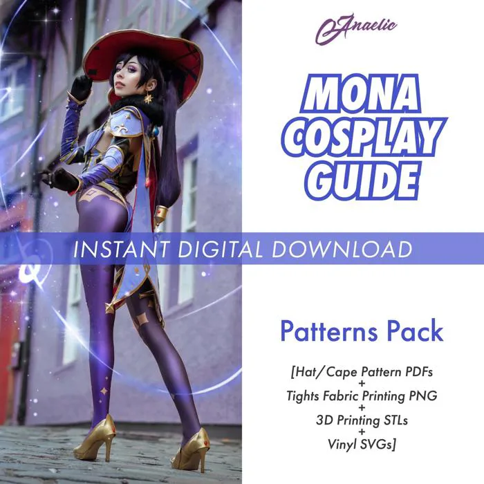 Mona Cosplay Guide [Patterns Pack] — Anaelic