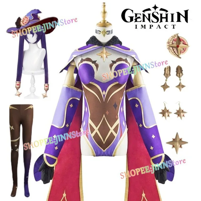 - Jinn - XS-3XL Mondstadt Mona Cosplay Game GENSHIN IMPACT Trang Phục Hóa Trang Tóc Giả Phụ Kiện Trọn Bộ Anime Đảng Carnival Trang Phục
