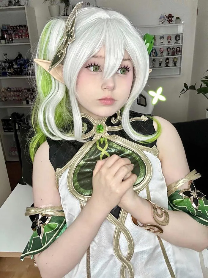Cosplay Nahida của mình nè :D💚 : r/Genshin_Impact