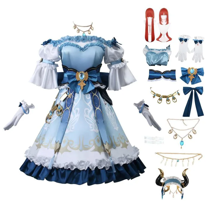 Mua Gcufoyae Nilou Cosplay Costume Nilou Dresses Cosplay Headdress Necklace  Wig Full Set Halloween Game Role Play trên Amazon Mỹ chính hãng 2026 | Fado