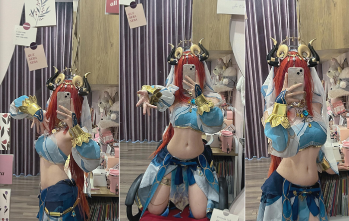 Game thủ Việt cosplay Nilou trong Genshin Impact