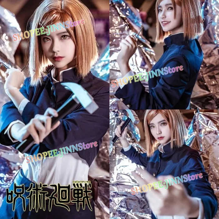 Bộ Trang Phục cosplay Nhân Vật anime Kurosaki nobara 2 Màu Sắc Size s-2xl |  Shopee Việt Nam