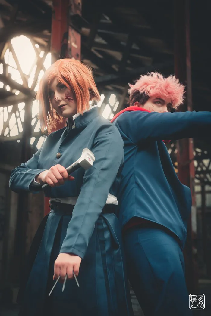 Cosplay Nobara và Itadori từ Jujutsu Kaisen [Tự chụp] : r/JuJutsuKaisen