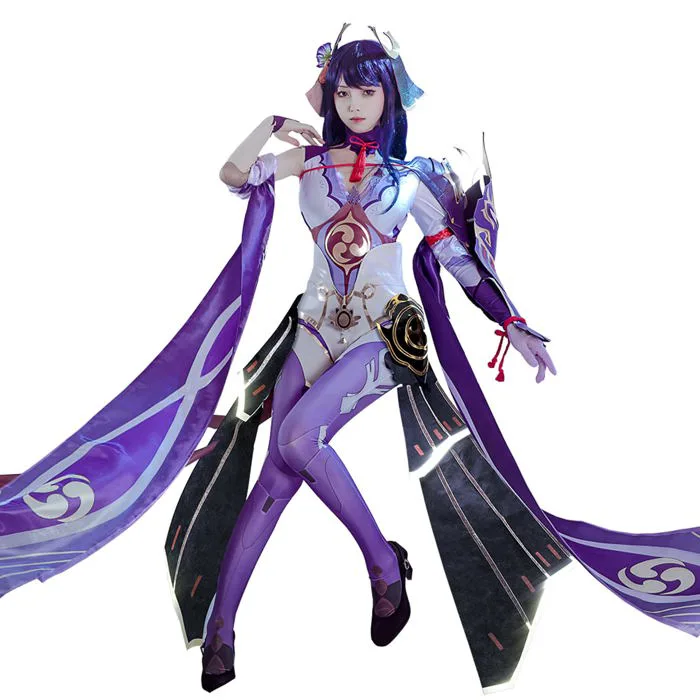 Mua CR ROLECOS Baal Cosplay Outfit for Raiden Shogun Costume Raiden Ei Cosplay Full Set Halloween M/L trên Amazon Mỹ chính hãng 2026 | Fado