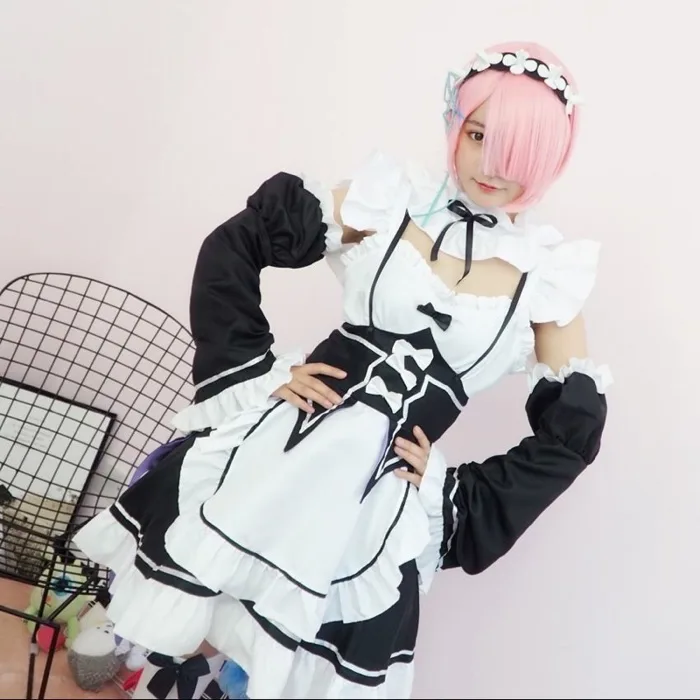 Maid hầu gái Ram/Rem, Cosplay hầu gái, nhân vật hoạt hình | Shopee Việt Nam