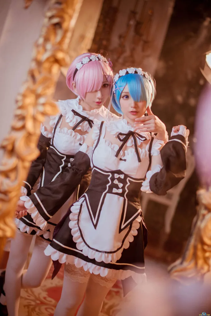 Bộ Cosplay cặp đôi trong Re:Zero chất nhất