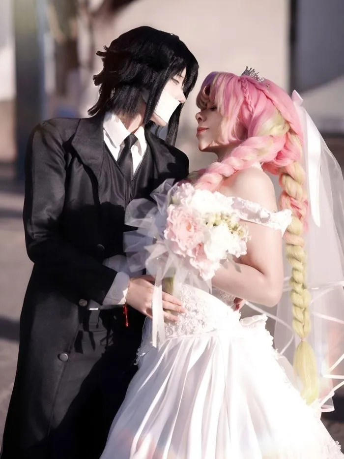 Đám cưới cổ tích cho Xa Trụ và Luyến Trụ: Bộ ảnh cosplay khiến fan Kimetsu  no Yaiba phải 'rơi nước mắt' vì quá chữa lành