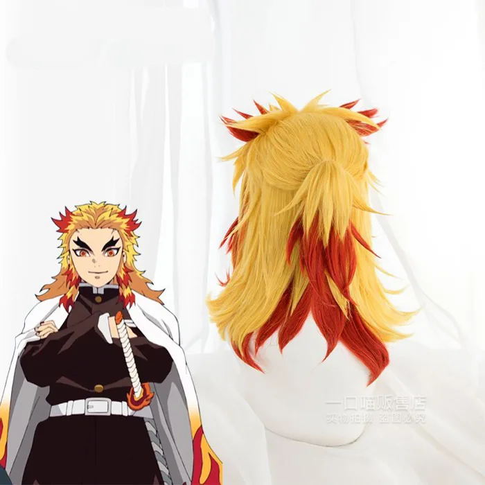 Có sẵn) Wig/tóc giả Cosplay Viêm trụ Rengoku trong Kimetsu no Yaiba cực kỳ  đẹp mắt | Shopee Việt Nam