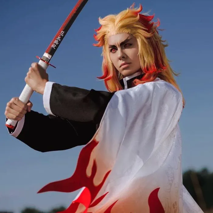 Kyojuro Rengoku Cosplay Demon Slayer – My Japan Clothes