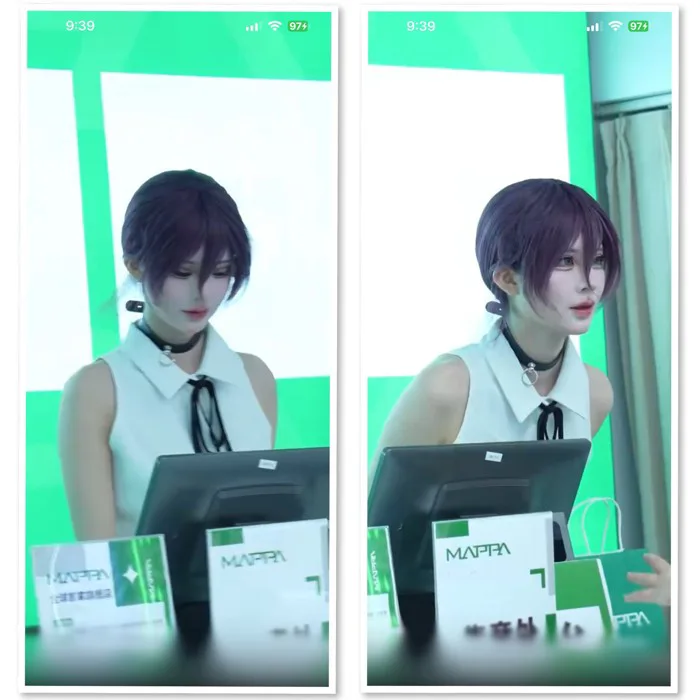 Nữ nhân viên cosplay Reze (Chainsaw Man) quá giống bản gốc, fan đòi mua sạch shop chỉ để được 