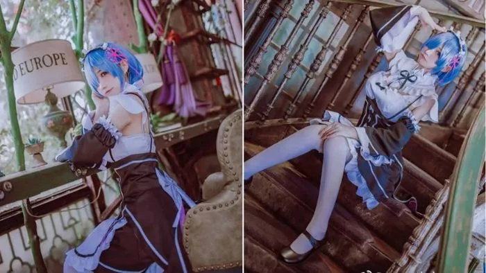 Đắm mình trước bộ ảnh cosplay nàng hầu Rem trong Re:Zero đầy gợi cảm