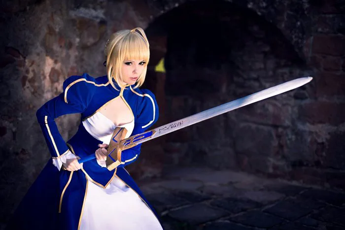 Epic Saber Cosplay: HD Wallpaper from Fate/Stay Night by Calssara |  1920x1280 | Wallpaper Abyss
